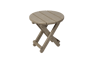 Brown Lakeside Round Small Outdoor Side Table - Keter US