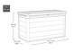 Cortina Graphite 200 Gallon Storage Deck Box – Keter US