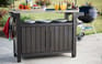 Unity XL Brown Outdoor Kitchen Cart with Storage - Keter