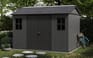 Outdoor Storage - Newton Plus Shed 7.5 x 11ft - Keter US