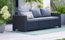 California 9 Seater Corner Lounge Set - Grey