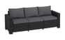 California 9 Seater Corner Lounge Set - Grey