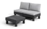 Elements 4 Seater Modular Lounge Set - Graphite