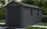 Newton Plus Shed 7.5x17ft - Grey