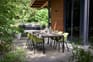 Table Porto 200cm 8 places - Marron Aspect Noyer