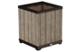 Deco Square Hoge Plantenbak - 45.5x45.5x55cm - Ashwood