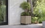 Deco Square Hoge Plantenbak - 45.5x45.5x55cm - Ashwood