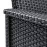 Emma 4 Seater Garden Set, With Storage Table  - Grey