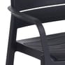 Chaise Tisara - Lot de 6 - Anthracite