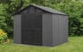 Gray Stronghold 10x8 Large Storage Shed - Keter US