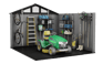 Gray Stronghold 10x11.5 Large Storage Shed - Keter US