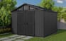 Gray Stronghold 10x11.5 Large Storage Shed - Keter US
