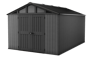 Gray Stronghold 10x15 Extra Large Storage Shed - Keter US