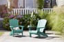 Fauteuil de jardin Adirondack Troy - Turquoise