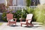 Troy Adirondack Tuinstoel - set van 2 - 81x80x96,5cm - Terracotta