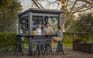 Signature Grillpavillon - 230x200x238 cm  - Walnuss