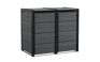 240L Mülltonnenbox - Grau