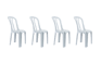 4 כיסאות קלאב - גרניט