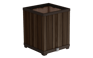 Self Watering Rosewood Brown Square Tall Planter - Keter US