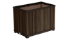 Self Watering Rosewood Brown Tall Rectangular Planter - Keter US