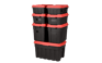 Tuff Box 11L Storage Boxes with Lid Set of 3 - 