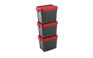 Tuff Box  68L Storage Boxes with Lid  Set of 3 - 