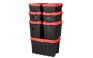 Tuff Box 140L Storage Boxes with Lid  Set of 3 - 