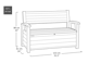 60G Storage Bench Signature Collection - Ashwood