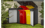 Elite-Store Opbergbox - 141x82x123.5cm - Zwart