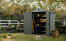 Darwin Shed 6x4ft Double Door - Green
