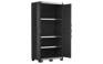 Armario alto de resina XL Garage - 188x54x89 cm. - Negro