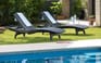 Pacific Sun Lounger Duo Set - Grey