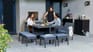 Santiago 8 Seater Dining Set - Grey