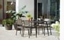 Mesa comedor de exterior Metalea - 146X87X75 cm - Bronce