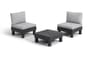 Elements Balcony Set - Graphite