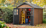 Newton Shed 7.5x9ft - Brown