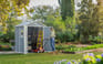 Manor 65 Gartenhaus - 185x152x226cm - Grau Lux