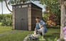 Buy Signature Walnut Brown Large Storage Shed 7x7- Keter Canada