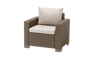 ‎California 5-zits Loungeset – 198x68x71,5cm - Cappuccino