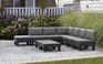 Elements 7 Seater Corner Modular Lounge Set - Graphite