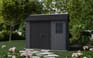 Newton Plus Shed 7.5x9ft - Grey