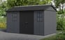 Newton Plus Shed 13x7.5ft - Grey