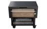 Signature Patio Cooler and Beverage Cart - Ashwood Brown 