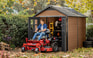 Newton Shed 7.5x9ft - Brown