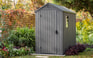 Abri de jardin Darwin 4x6 - 2,3m² - Gris Aspect Bois