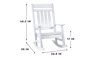 White Premium Seneca Rocking Chair - Keter US