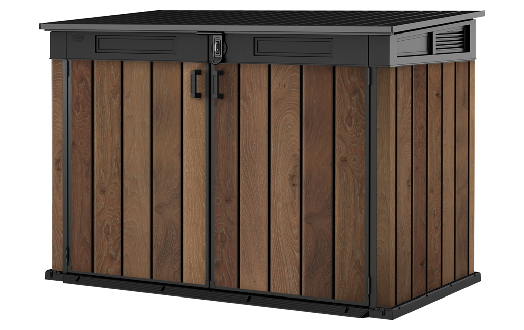 Rangement extérieur Coffre de jardin Signature effet bois 2020L ...